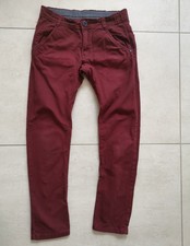 SEHR GUT ERHALTEN Yigga Jungen Kind Hose Jeans bordeauxrot G 152 Kinder