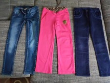3er Set:Jeans, Cordhose,Sporthose,  Stretch, Gr.128, Abmessungen siehe Fotos