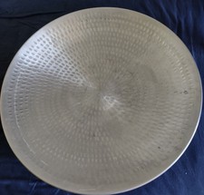 Großer Orientalischer Teller aus Metall   Durchmesser 55 cm
