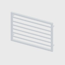 Abacus Metro matt weiß 800 mm x 578 mm Handtuchwärmer Schiene (leichte Markierungen)