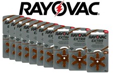 60 x Rayovac Hörgerätebatterien 312 Extra Advanced braun +MHD 2026+ NEU aus 2022