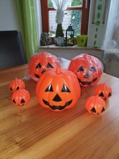 Halloween Dekoration Set, 20 + 20 Teile, Kürbis, Hexenhut, teilweise neu!