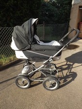 Emmaljunga Edge Kombikinderwagen - beige/schwarz - Schale & Sportsitz & Zubehör