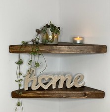 Ecke Regal Gerüst Brett rustikal Ecke Regal Handarbeit-Grobstrick Regale