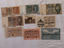Deutschland alte Banknoten Geldscheine - 44 Stück