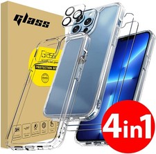Bumper für iPhone  14 13 12 11 Pro MAX Mini 2x Panzerfolie Kamera Glas Schutz 9H