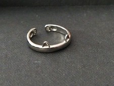 Silber Ring, Katzenohren, 925 Silber  gestempelt 