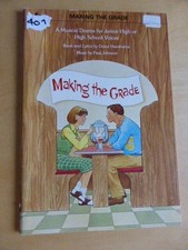 Noten Chor Making the grade Musical Drama for Junior High School Voices