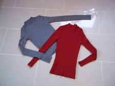2 Pullover Gr. XS-S  Feinstrick weich Primark,Bershka stretch