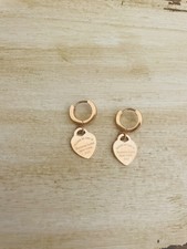 forever love ohrringe Creolen Herz Liebe Edelstahl rosé roségold