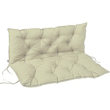 B-WARE Bankauflage Auflage Sitzpolster 100 x 98 x 8 cm creme