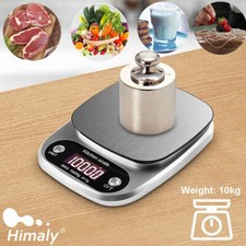 Digitale Küchenwaage 10kg/1g Haushaltswaage Digitalwaage mit Tara Funktion