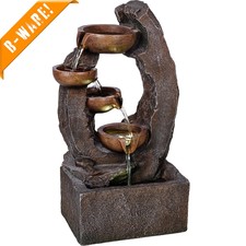 B-Ware Gartenbrunnen Springbrunnen Zierbrunnen Wasserspiel Kaskaden Garten Deko