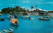 S16702 ruhige Hafen, Bernard Inlet, Bermuda Postkarte * Kombiversand *