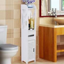 Badschrank Badezimmerschrank Badregal Hochschrank Aufbewahrung Eck Standregal