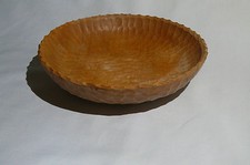 Holzschale geschnitzt mit Füßchen 16,5 cm 60 er Jahre