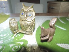 Eule + Eichhörnchen Messing + Kupfer?  -10-