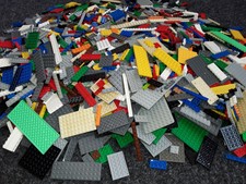Lego ca. 6 kg flache Steine und Platten In vielen Farben