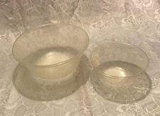 2x Durchsichtige Kunststoff Runde Rührschüssel Küche Backen Salat Servierschüssel 