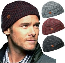 NEU Herren Strickmütze Seemannsmütze Dockermütze Fischermütze Rollmütze KURZ 