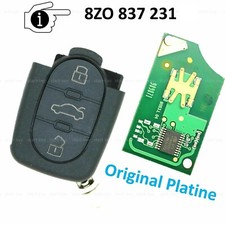 Fernbedienung Ersatz Schlüssel 433,92 MHz für Audi A2 A3 A4 A6 A8 TT 8Z0837231