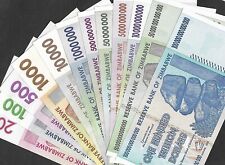 ERSATZ 100 50 20 10 5 500 200 Billionen Milliarden Simbabwe Banknote ZA