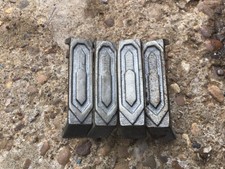 4er Set Vintage Metall Schubladengriffe Schubladen Industrieschrank Schrank