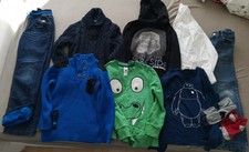 Bekleidungspaket Gr.122/128 Junge, Bonprix,c&a,10 Teile, 1 Thermojeans