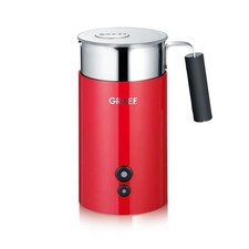 Graef Milchaufschäumer MS 703 Rot Edelstahl Milchschäumer 450W Latte Macchiato
