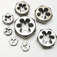 Schneideisen SECHSKANT ab M3 - M 24 Gewinde Schneidmutter Regelgewinde 