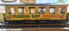 LGB 3072 Personenwagen Florida Boy mit Innenbel. Metallräder und Figuren Top! ?