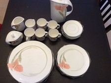 Porzellan Kaffeeservice /Speiseteller von Villeroy & Boch, Modell Iris