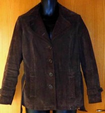 MC * Wildleder-Jacke, dunkelbraun, S    *jm0316/3