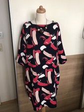 KLEID VON * WE FASHION *EDEL APART *GR.XL SCHWARZ ROT CREME PLUSSIZE CURVY HAPPY