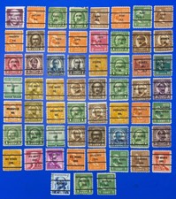 USA Bureau Precancel (Vorausentwertung), 59 Stück Florida, Georgia und Andere