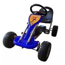 Kinder Gokart Gocart Tretauto Go Kart Go Cart Kindergokart Handbremse Blau E1L1