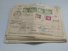 BRD Bund 50er Jahre Paketkarten spannender Bestand Sammlung Posten ansehen