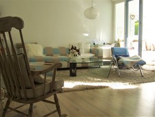 Couchtisch / Coffee table Glas und Marmor