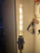 Ikea Stehlampe StandLeuchte Gold Metall Mit Edison Glühbirne Art Licht