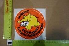 Alter Aufkleber Handwerk Lagerfahrzeuge KÖTTGEN Jumbo