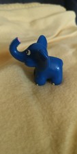 Werbefigur Promo Figur Metzeler Elefant ca. 4,5 cm dunkelblau Motorrad Werbung