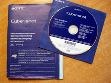 Gebrauchsanleitung und CD von Cyber-Shot DSC-W150 W170