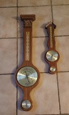 2 Barometer in Eiche