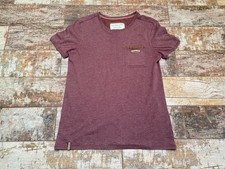 Naketano Herren lila Rundhalsausschnitt Baumwolle T-Shirt Größe L