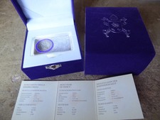 Vatikan , 2016 , 2 Euro Barmherzigkeit in 1 Unze Silber Barren , Leucht Etui 