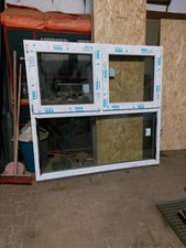 Fenster, Aluplast / Veka , 3 Fach Verglasung, 2 flügelig mit Unterlicht