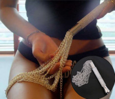 BDSM Metallketten Peitsche Arsch Spanking Bondage Sklave Erotikspiele Spielzeug