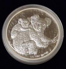 2008 1 Unze  999 Silbermünze Koala Australien  Ounce Oz Silber ( 01)