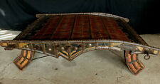 Alter Design Tisch Couchtisch Wohnzimmer Terasse Tribal Kamelwagen Umbau Rarität