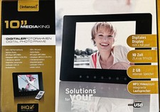 Media King 10,1" / 25,65 cm 2GB, MP3 Digitaler Bilderrahmen Fotorahmen